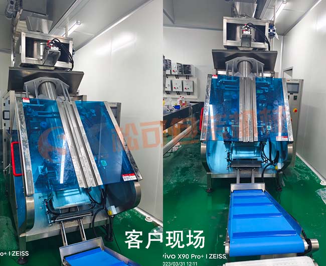 全自動冰塊包裝機5公斤客戶現場圖