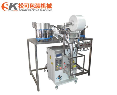  SK-L60雙振盤自動化五金螺絲配件計量包裝機
